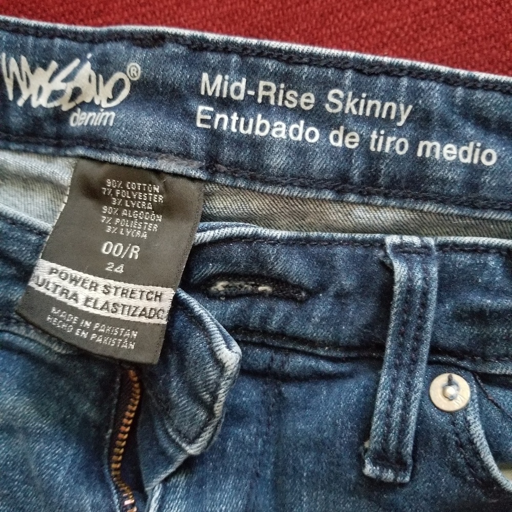 Mossimo Girls Size 0 skinny jeans